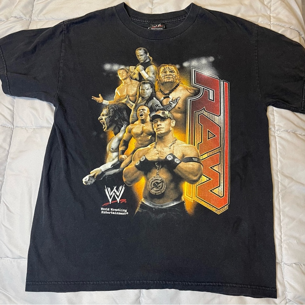 Vintage 2007 WWE RAW Superstar Graphic Tee Youth XXL (adult XS)